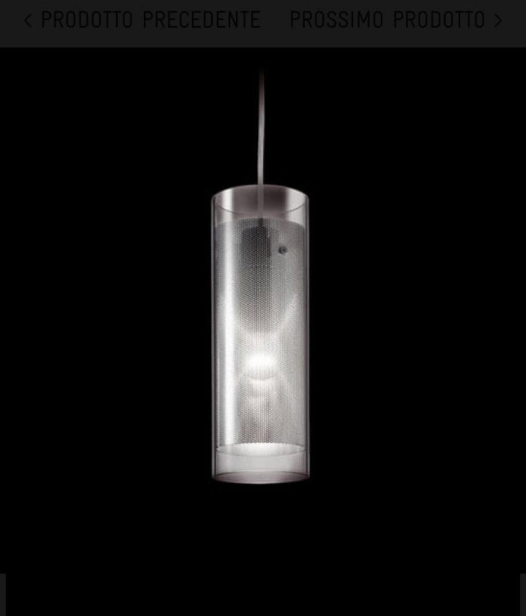 LAMPADA SOSPENSIONE TRONCONI MOD.PIPE