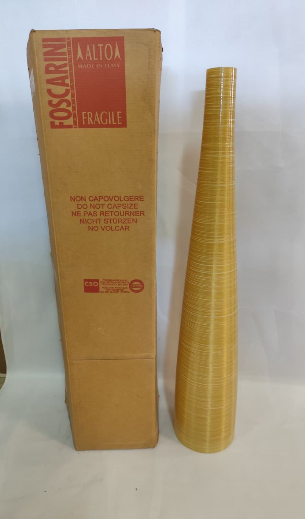 SOLO DIFFUSORE FOSCARINI MURANO TITE 1  GIALLO