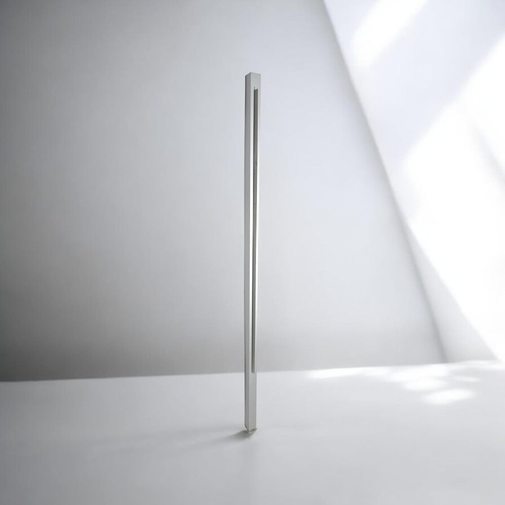 Lampada da terra VIABIZZUNO mod.SQUARE TUBE ARGENTO G5 Cod.F4.127.22