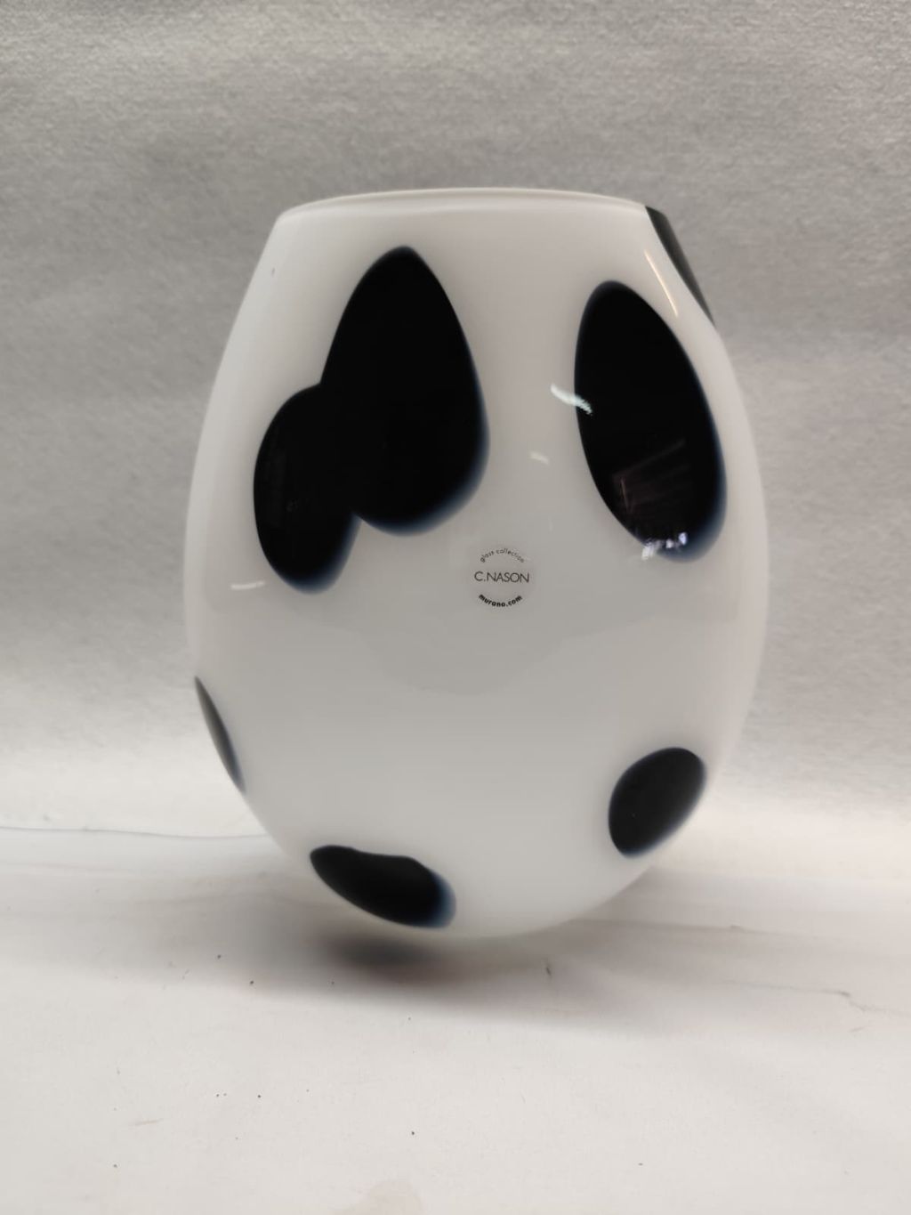 VASO PORTA FIORI DI MURANO NASON. V. N63V23 BN